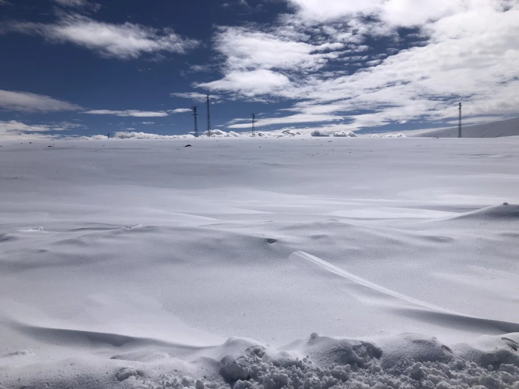 Kars’ta kar yağışı